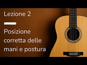 🎸 “Guitar Course for Beginners – Lesson 2 - Correct Hand Position and Posture
