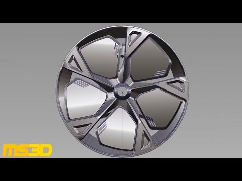 Autodesk Alias FREE Tutorial | Jaguar Wheel | MS3D
