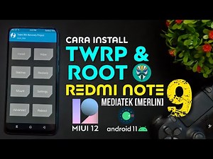 How to Install TWRP on MIUI 12 Android 11 Redmi Note 9 Mediatek (Merlin) - Miui Tutorial
