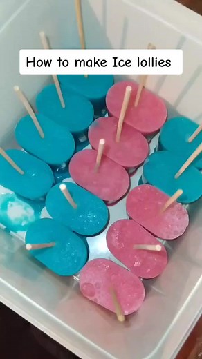 Homemade Ice Lollies Recipe