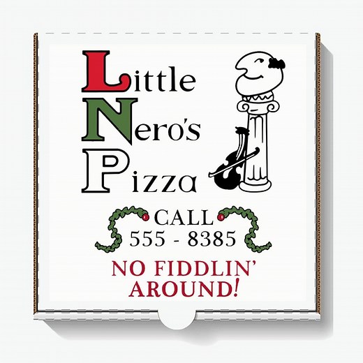 Home Alone Pizza Box Label: Little Nero's Birthday Party Favor - Etsy