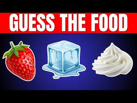 Guess The Food By Emoji 🍔 | 60 Food & Drink Emoji Puzzle Challenge