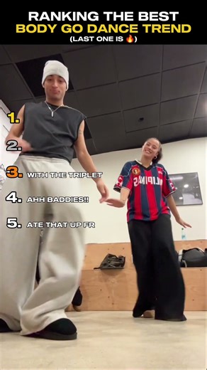 Ranking The Best Body GO Dance Trend #tiktokviral