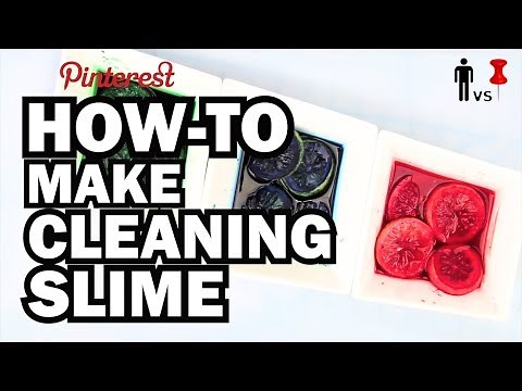 How to make Cleaning Slime - Man Vs. Pin #16