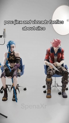 Jinx y Vi leen fanfics sobre Silco en Arcane
