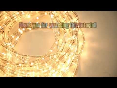 WYZworks LED Rope Light Cut and Splice Tutorial