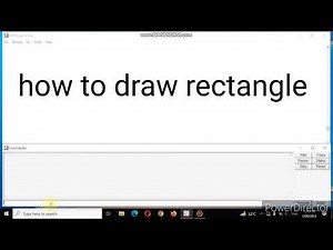 MSW logo me square or rectangle kese draw kare