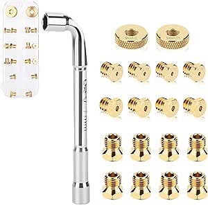 Natural Gas Brass Nozzle Conversion Kit with Wrench, Propane/Natural Gas Conversion Kit, for Blackstone 28 Inch and 36 Inch Stove Rangetop Combo, Tailgater and Griddles