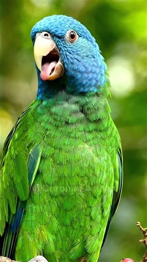 🦜 Blue-headed Parrot Calls! #Shorts