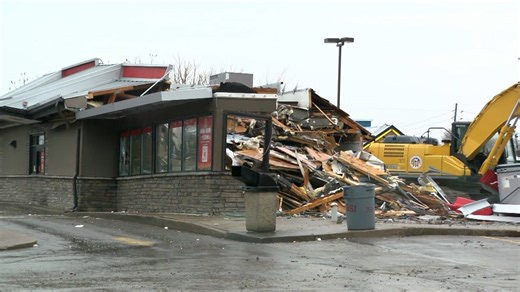 Demolition begins on Millcreek Township Burger King