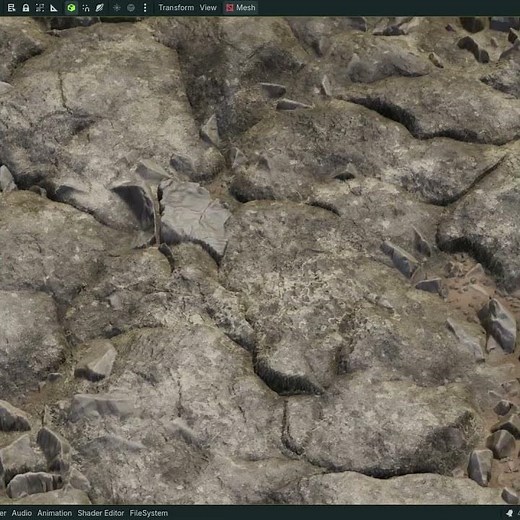 Height blending with parallax occlusion mapping in #GodotEngine