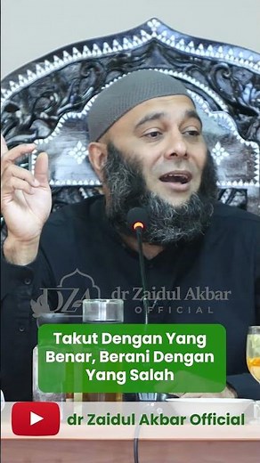 Takut Dengan Yang Benar, Berani Dengan Yang Salah - dr. Zaidul Akbar Official #jsr
