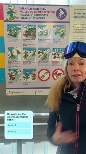 How to ski safely? On a big family ski trip, be sure you know the code ! #skiing #skisafety #ski