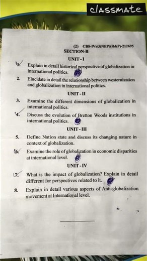 Sem 4th paper of Major 4 Political science NEP course code UMJPST-404 #trending #viral