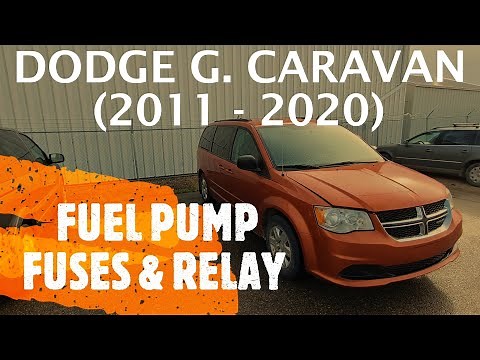 Dodge Grand Caravan - FUEL PUMP FUSE AND RELAY LOCATION (2011 - 2020)