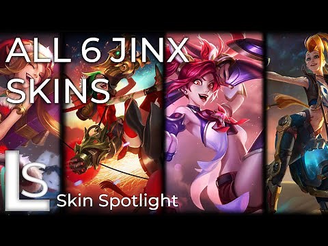 ALL JINX SKINS - Skin Spotlight - League of Legends