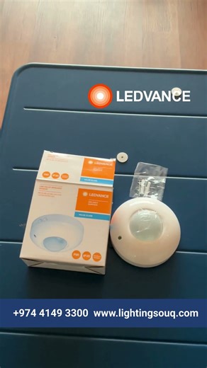 LEDVANCE 360°Surface C Sensor- Smart motion detection, energy-saving lighting solution.