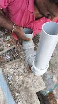 how to connect plastic plumbing pipes#plumbingsupplies #plumbingfittings #pipelining