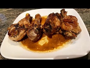 GARLIC LEMON BAKED CHICKEN LEGS ||MY OWN RECIPE