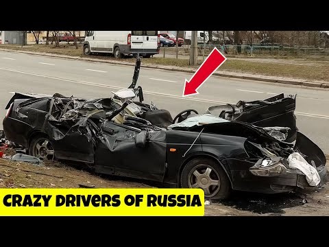 A compilation of crazy car accidents involving crazy Russian drivers.