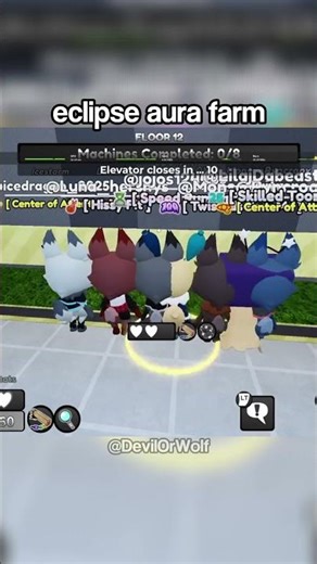 eclipse start to aura farm #roblox #dandysworld #shorts