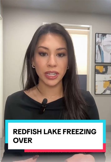 Redfish Lake Freezes After Late Winter Start