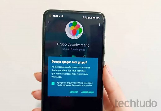 Como excluir um grupo do WhatsApp