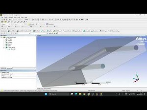 How to create fluid domain inside the hollow pipe | Ansys Workbench | Ansys Fluent | Heat Exchanger
