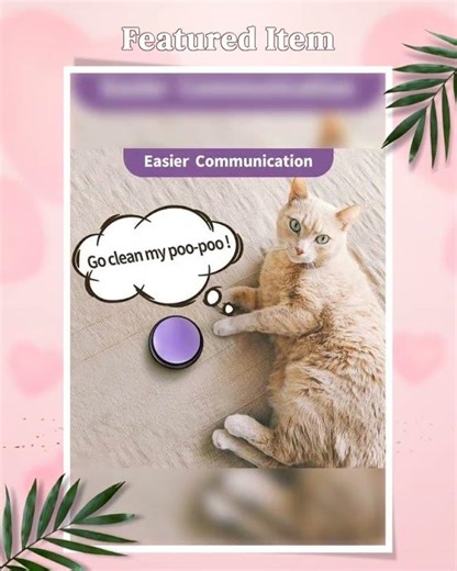 Recordable Pet Starter Talking Speaking Buttons Dog Training Communication Toys Interactive Toys ...
