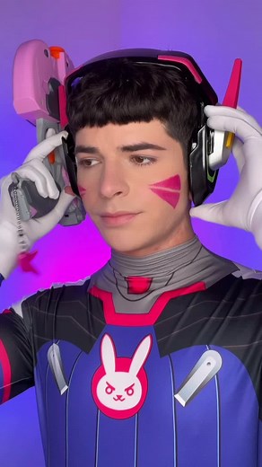 Overwatch 2 Dva cosplay. 💕 i know this is an old trend but i didnt play overwatch back then. 🤣 Should i do more cosplay videos on here? I mean i kinda already do cosplay but focused on the makeup usually. #dva #overwatch2 #cosplay