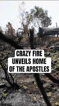 Crazy Sea of Galilee Wildfire Unveils Biblical Bethsaida Home of Apostles #archaeology #history