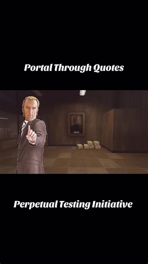 Greg The Assistant on Instagram: "In the main Portal timeline, Cave Johnson died after being poisoned from moon rocks he bought to turn into conversion gel. This Cave Johnson died before he could reach his true potential as a multiverse jumping mad man. In another universe, Cave Johnson Prime didn’t have to compete with Black Mesa and that lead to Aperture being able to create multiverse technology for getting other universes to build their test chambers for them for free. #gaming #fypシ #memes #