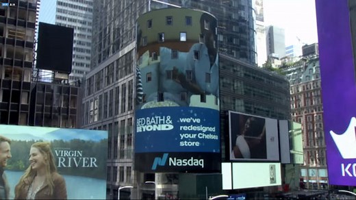 Nasdaq MarketSite Webcam in Times Square