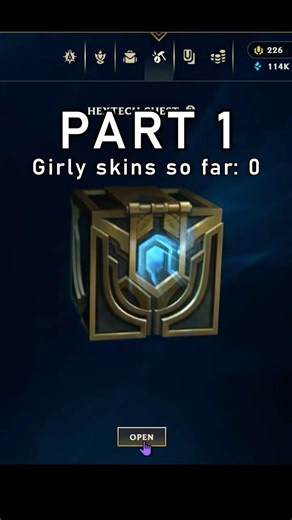 Hextech Chest Opening | Part 1 🤩🤗#leagueoflegends