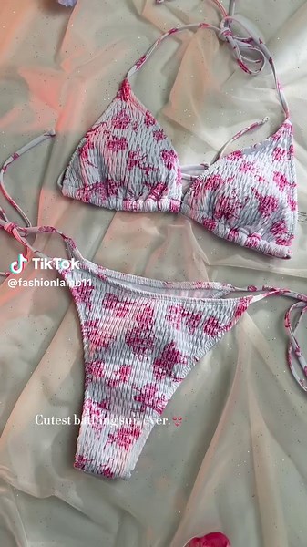 Omg🥹sooooo cute!!!! #fyp #foryoupage #foryou #beachvibes #beachday #beachfit #beachoutfit #swimsuitcheck #swimsuit #bikini #cutebikini #outfit #swimsuit #sports #spotlightfinds #outfitsinspo #2025#clothinghaul #cuteclothing #swimwear #goodquality #shoppingvlog #xfj