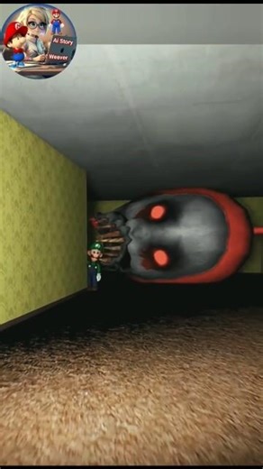Who is hiding behind the corner? #babyluigi #luigi #nintendo #gmod #memes #funny #shorts