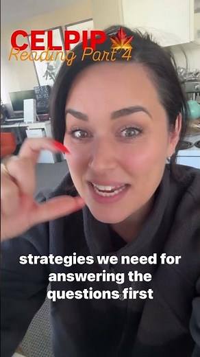 CELPIP Reading Part 4 Tips 🇨🇦✍️ #proftips #celpiptips #celpip #movetocanada