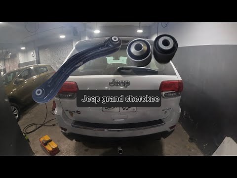 replacing rear bushing camber control arm jeep grand cherokee 2018 ... 2011-2019 #suspensionsystem