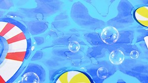 Watch Pool Party Table Decoration Swimming Pool Tablecloth on Amazon Live