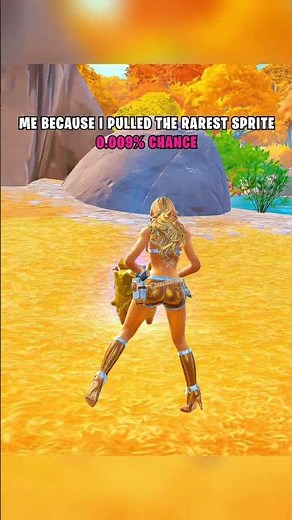 0.009% Chance (gold zero point sprite)🍀🤩🔥 #fortnite #rare #chapter7season3 #fortniteupdate