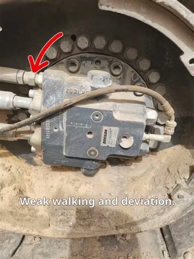 Is Your Doosan S225-9 final drive travel motor Having Slow Walking & Deviation Issues?