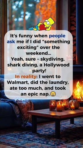 Exciting Weekend or Jump on the Couch😉 #funny #humor #laugh #jokes #memes
