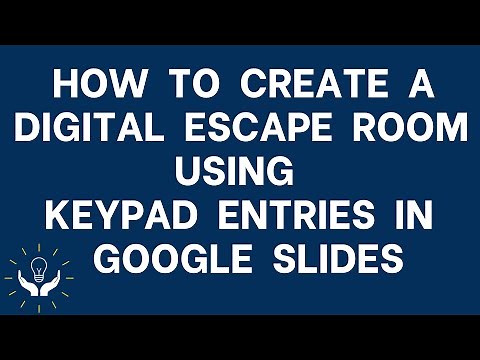 How to Create a Digital Escape Room using a Keypad in Google Slides