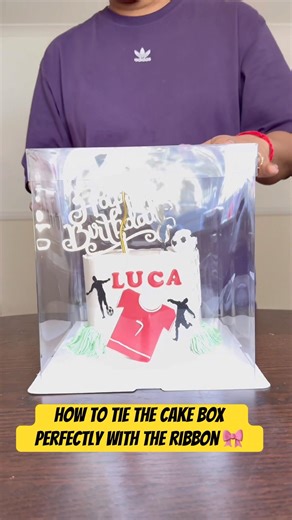 How to make your cake box look bakery-perfect | Bow Tutorial | DIY | Home-baker’s this is for you !