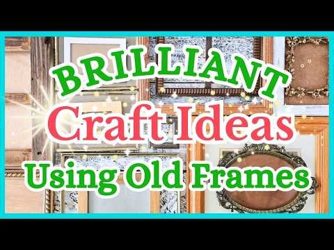 I UPCYCLED Thrifted Picture Frames Into GENIUS Crafts, Here's How!