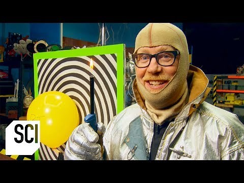 Can a Laser Ignite Adam Savage's Farts? | MythBusters Jr.