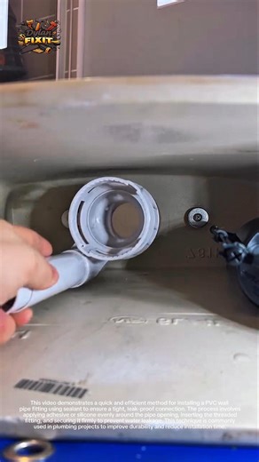 Smart Wall Pipe Installation Hack – Leak-Proof PVC Fitting in Minutes!