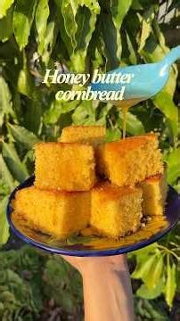 The BEST HONEY BUTTER CORNBREAD 🧈🌽