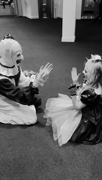 Exploring Art the Clown and The Little Pale Girl Cosplay