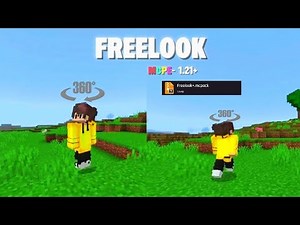 FREELOOK Mod In Minecraft || How To Download This Mod in Minecraft ||